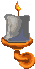 candle pixel art